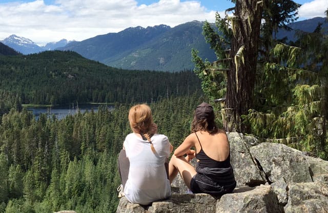 Alpine hiking