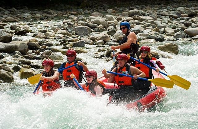 White-water rafting