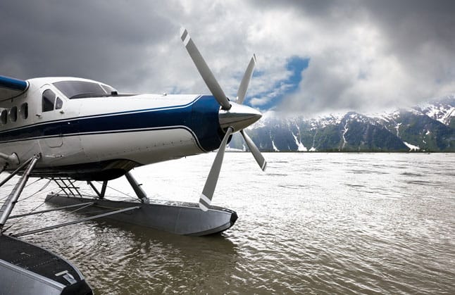 Seaplane sightseeing