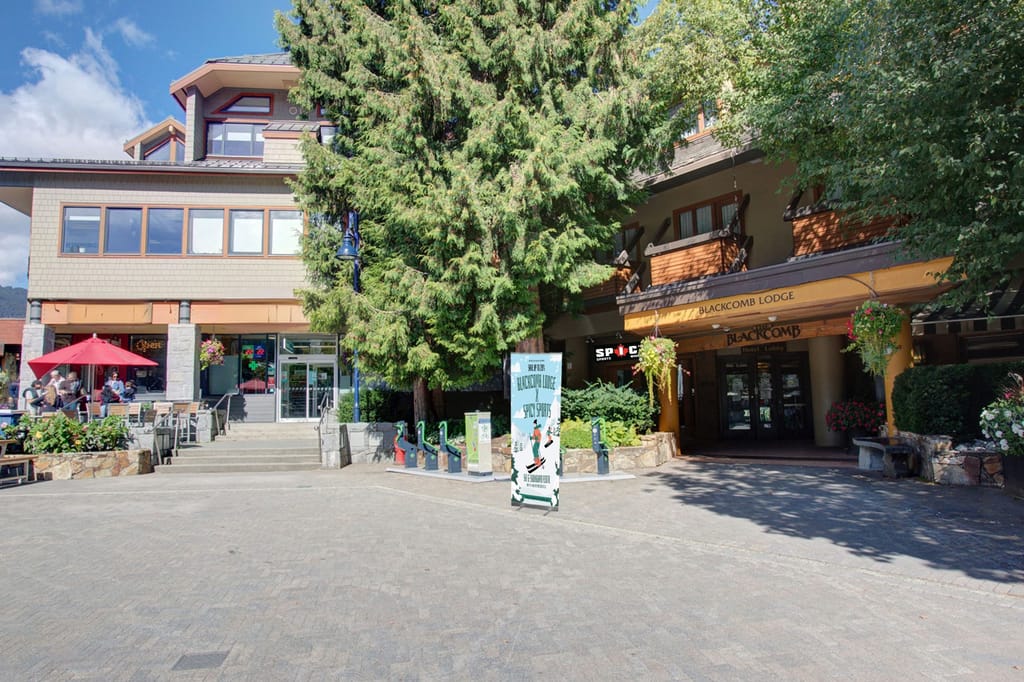 Whistler Village Square by the Blackcomb Lodge